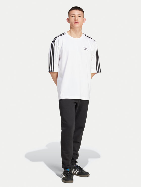 adidas adidas T-Shirt adicolor IZ2474 Bílá Oversize