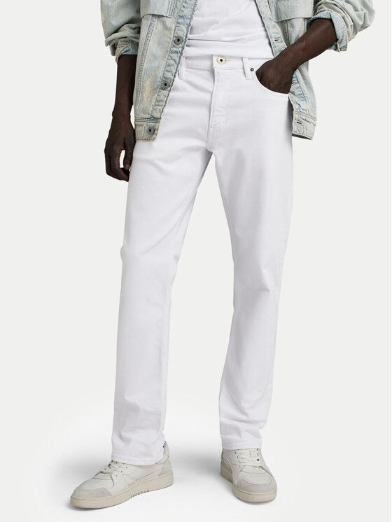 G-Star Raw G-Star Raw Blugi Mose D23692-D552 Alb Straight Fit