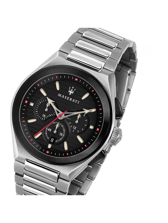 Maserati Maserati Zegarek R8873639002 Srebrny