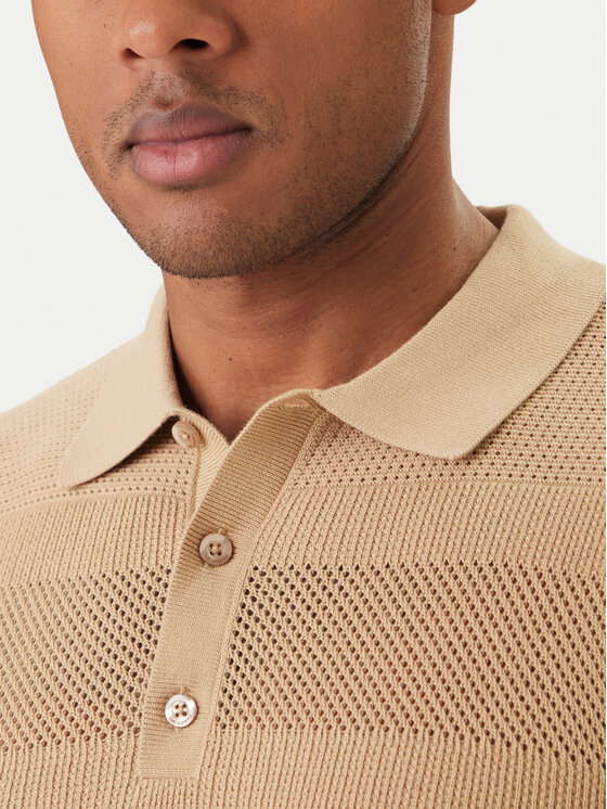 KARL LAGERFELD KARL LAGERFELD Tricou polo 655009 562301 Bej Regular Fit