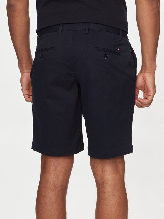 Tommy Hilfiger Tommy Hilfiger Szorty materiałowe Brooklyn MW0MW23563 Granatowy Relaxed Fit
