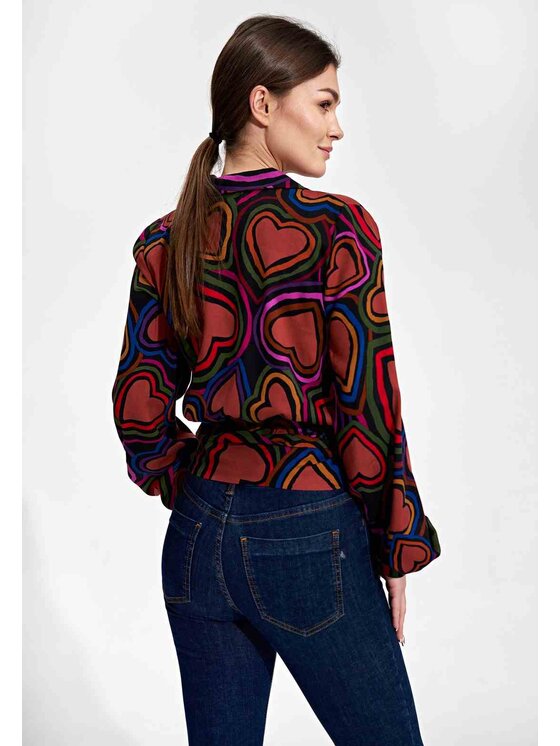 FIGL FIGLFIGL Blusa M868 Multicolore Regular Fit