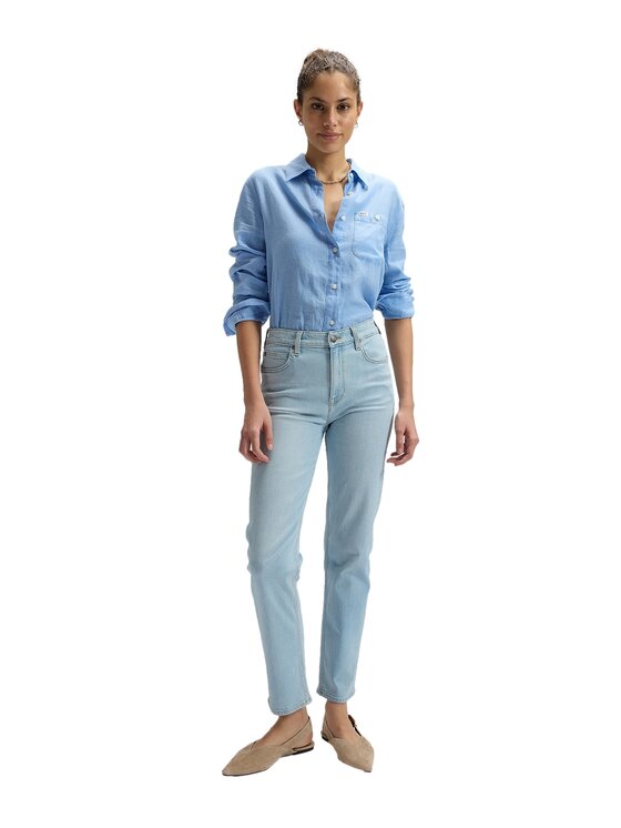 Lee Lee Jeansy 112376631 Niebieski Regular Fit