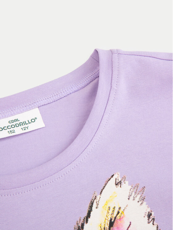 Coccodrillo Coccodrillo Marškinėliai ZC4143204VGA Violetinė Regular Fit