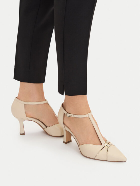 Tamaris Tamaris Scarpe stiletto 1-22306-46 Écru