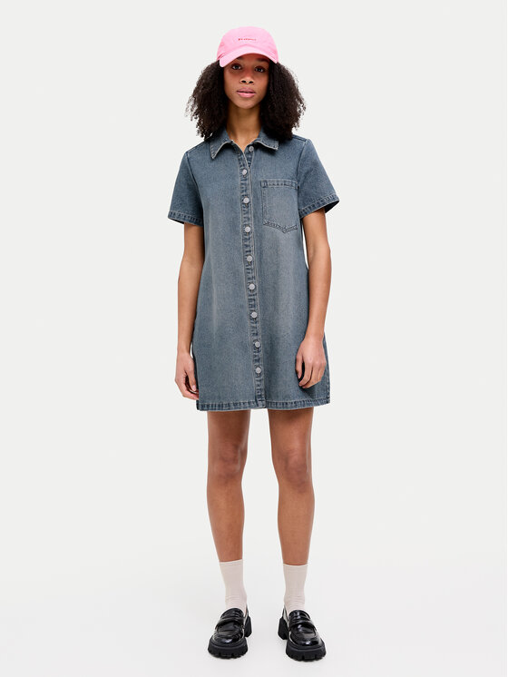 JJXX JJXX Džinsinė suknelė 12273029 Mėlyna Regular Fit