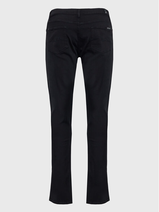 7 For All Mankind 7 For All Mankind Jeansy Slimmy Tapered JSMXA220BC Černá Slim Tapered Fit
