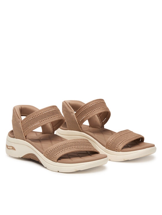 Skechers Skechers Sandalen Slip-Ins: Arch Fit 2.0 Sandal - Kennedy 140844/TAN Beige