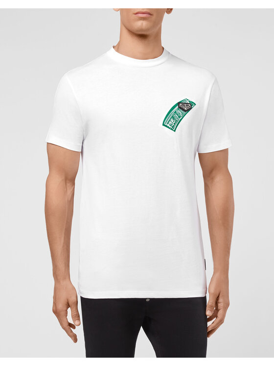 PHILIPP PLEIN PHILIPP PLEIN T-shirt 30423 Bianco Regular Fit