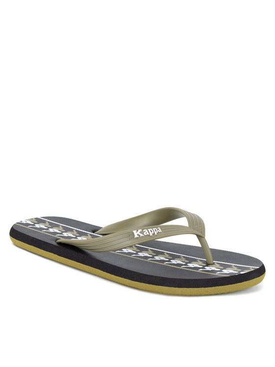 Kappa Kappa Σαγιονάρες 371G1LW Green Military - Black - White Έγχρωμο
