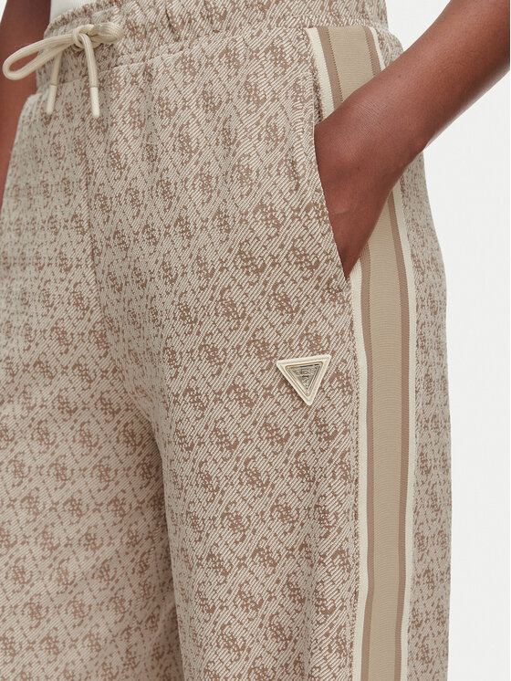 Guess Guess Sporta bikses V6YB27 K5181 Bēšs Relaxed Fit