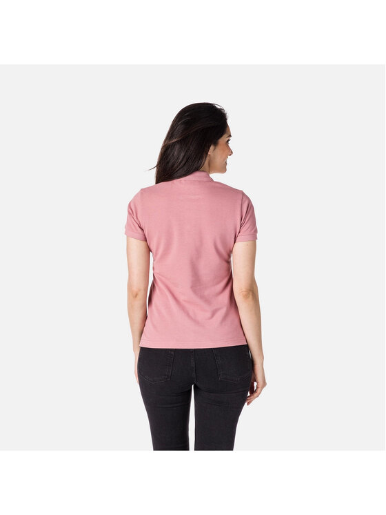 Rossignol Rossignol Polo W Logo Polo Różowy Regular Fit