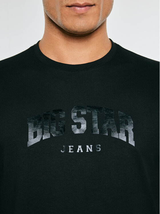 BIG STAR BIG STAR T-Shirt MERON Czarny Basic Fit