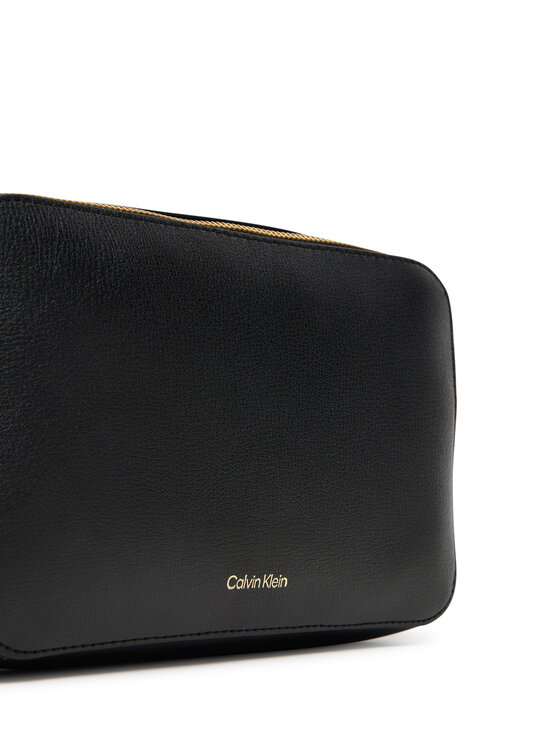 Calvin Klein Calvin Klein Torebka Foil Logo Elongated Camera Bag LV04F3276G Czarny