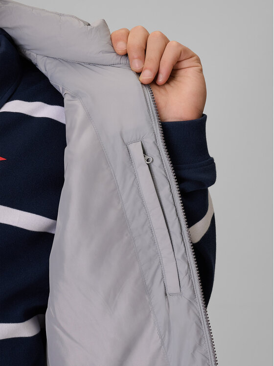 4F 4F Kamizelka BASIC+ Szary Regular Fit