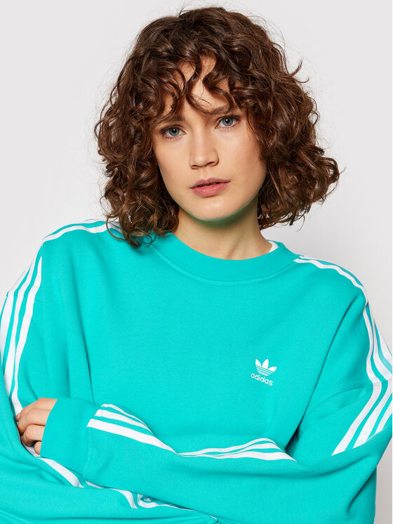 adidas Sweatshirt adicolor HB9471 Blau Relaxed Fit | Modivo.at
