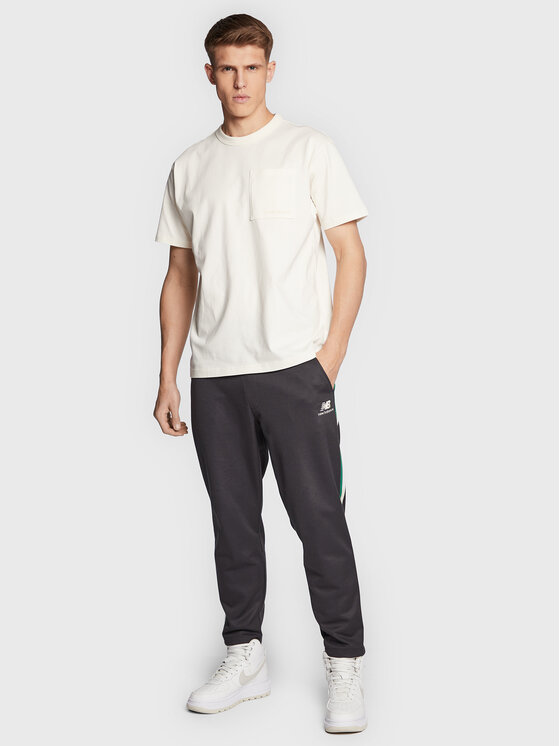 New Balance New Balance Marškinėliai MT23567 Écru Relaxed Fit