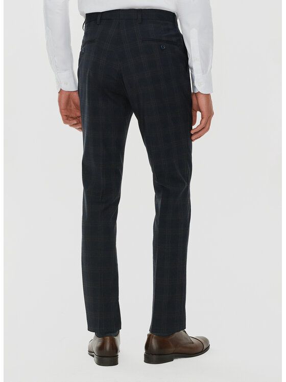 Pako Lorente Pako Lorente Spodnie garniturowe P24SF-6G-008 Granatowy Slim Fit