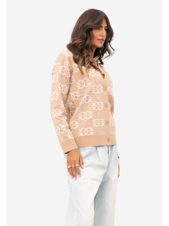 PINKO PINKO Cardigan CARDIGAN DONNA Beige Oversize