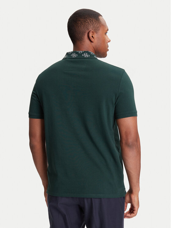Guess Guess Polo marškinėliai M5YP34 KCJV1 Žalia Regular Fit