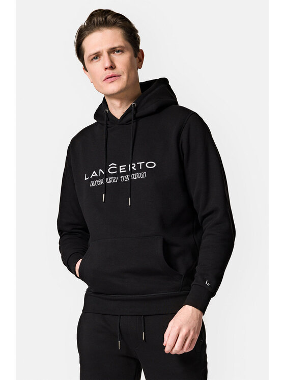 Lancerto Lancerto Bluza Wesley BL073222000022 Czarny Regular Fit