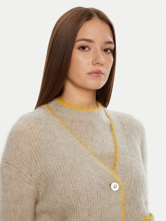 American Vintage American Vintage Кардиган Bymi BYM19AH24 Бежевий Loose Fit