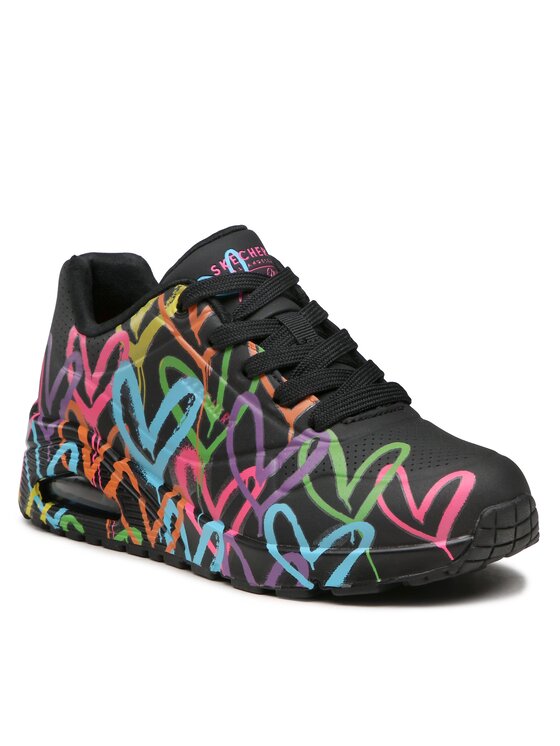 Skechers Сникърси Highlight Love 177981/BKMT Черен