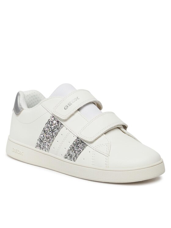 Geox Geox Tenisice J Eclyper Girl J45LRA 000BC C0007 D Bijela