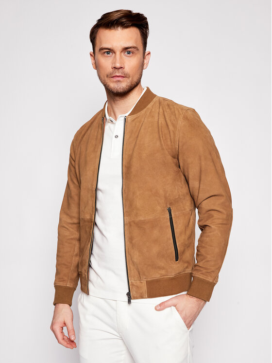 bomber marron