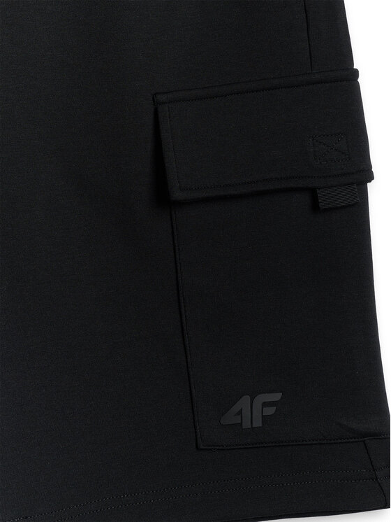 4F 4F Szorty sportowe COMMERCIAL 4 Czarny Regular Fit
