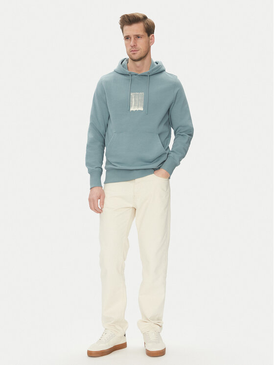 Calvin Klein Jeans Calvin Klein Jeans Μπλούζα Brush Stroke J30J327525 Μπλε Regular Fit