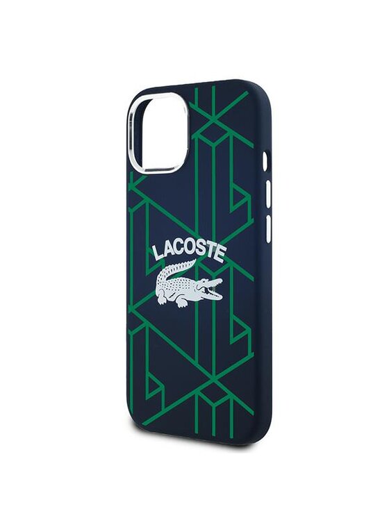 Lacoste Lacoste Etui na telefon Apple iPhone 15 Granatowy