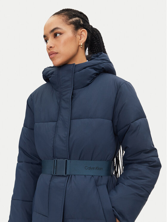 Calvin Klein Jeans Calvin Klein Jeans Geacă de iarnă J20J224122 Bleumarin Relaxed Fit