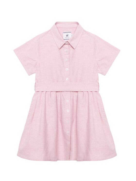 Beverly Hills Polo Club Rochie de zi G3631 Roz Regular Fit