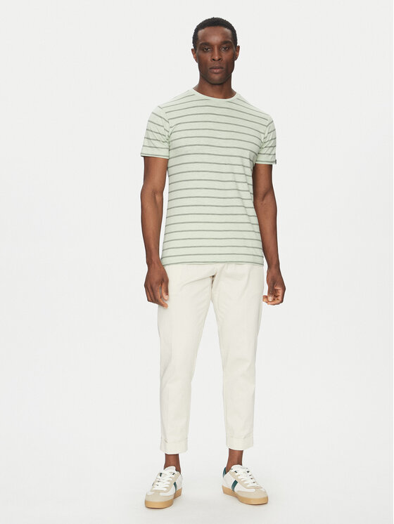 INDICODE INDICODE T-Shirt Inrima 41-168 Zielony Regular Fit