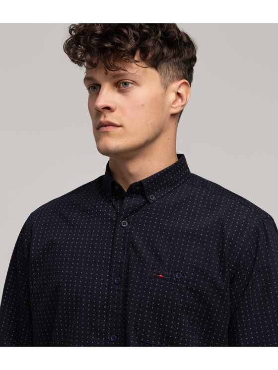 Lee Cooper Lee Cooper Koszula NEW TENBY Czarny Comfort Fit