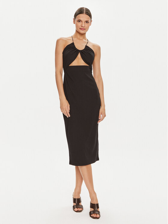 Calvin Klein Jeans Calvin Klein Jeans Rochie cocktail J20J223514 Negru Slim Fit