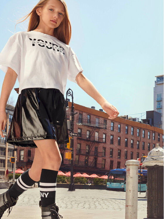 DKNY DKNY T-särk D35T18 D Valge Regular Fit