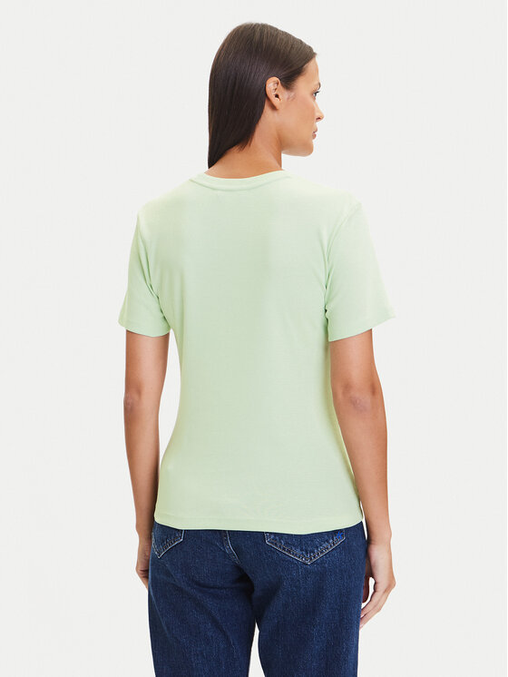 Tommy Hilfiger Tommy Hilfiger Marškinėliai New Cody WW0WW40587 Žalia Slim Fit