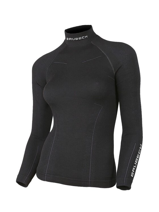Brubeck Brubeck Bielizna termoaktywna górna Wool Merino LS11930 Czarny