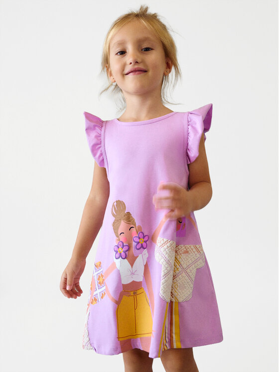 Mayoral Mayoral Повсякденна сукня 3934 Фіолетовий Regular Fit