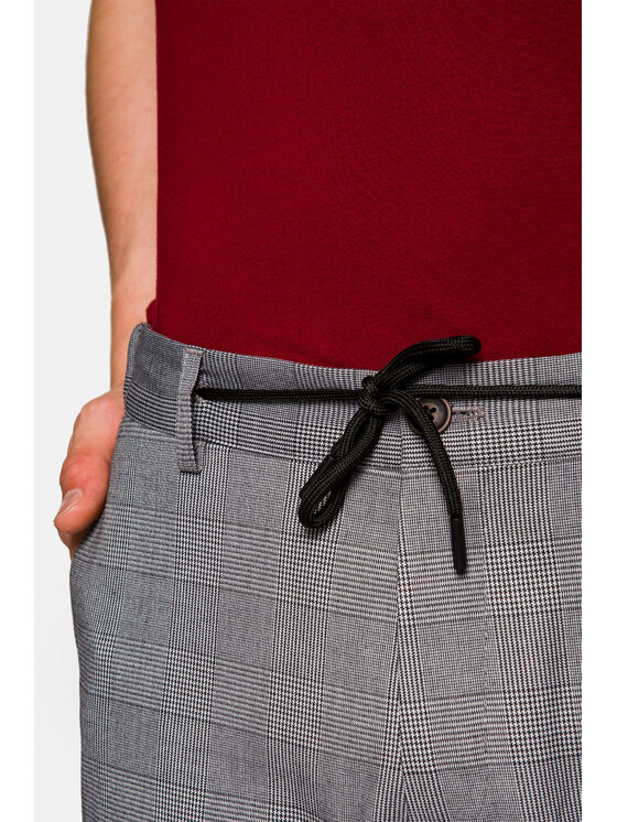 Lancerto Lancerto Spodnie materiałowe Winston Szary Regular Fit