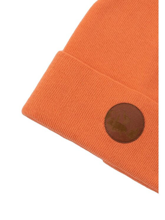Kabak Kabak Czapka klasyczna beanie Pomarańczowy