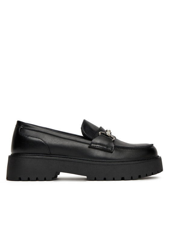DeeZee Loafersy 18638-14 Czarny