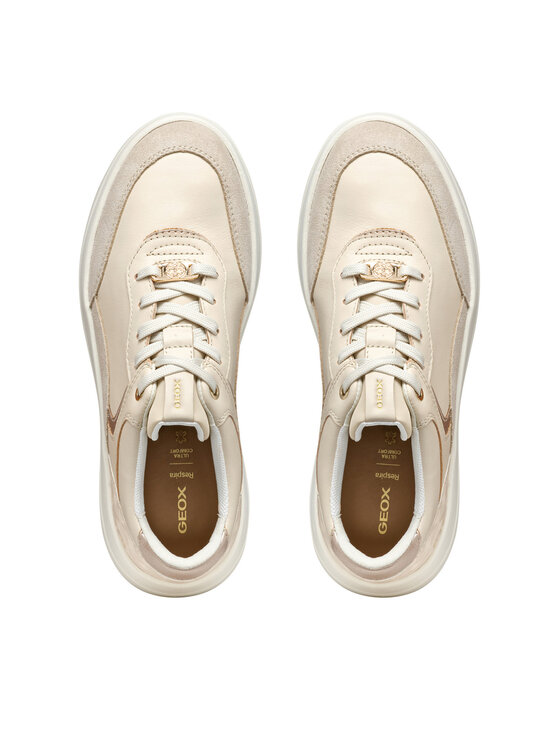 Geox Geox Sneakersy D Spherica ECUB-3 D46WTD 08504 C1122 Écru