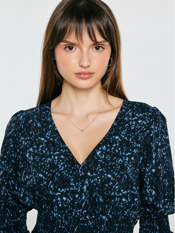 BIG STAR BIG STAR Sukienka codzienna SHERI Granatowy Tapered Fit