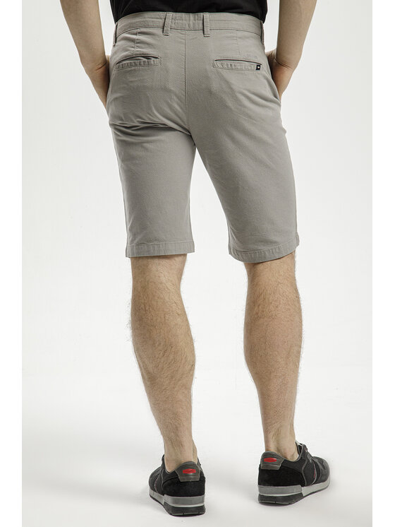 Cross Jeans Cross Jeans Szorty materiałowe A 565-281 Szary Chino Fit