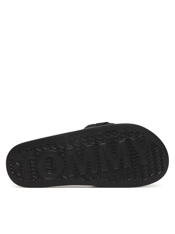 Tommy Jeans Tommy Jeans Şlapi Tjw Braided Slides EN0EN02975 Negru