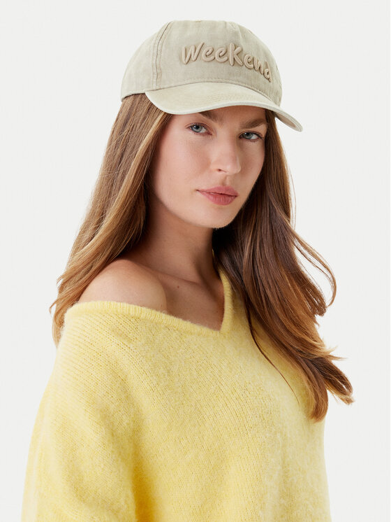 Weekend Max Mara Weekend Max Mara Czapka z daszkiem Bruno 2525576024 Beżowy