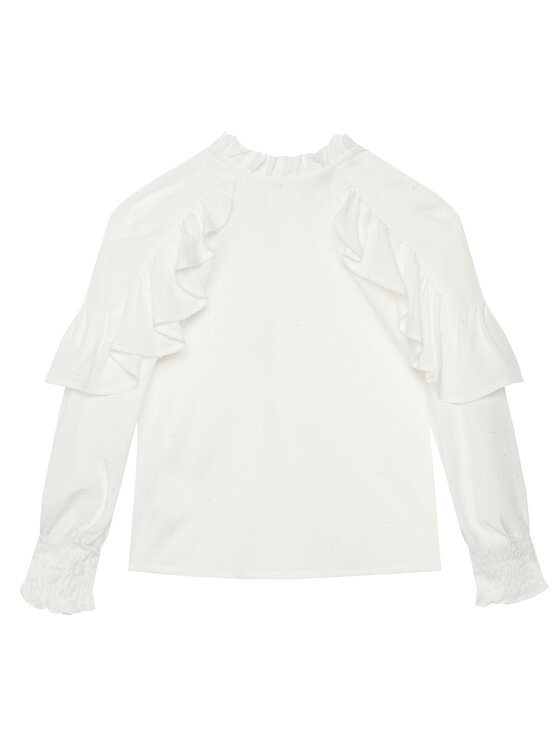 Abel & Lula Abel & Lula Särkpluus 5615 Valge Regular Fit